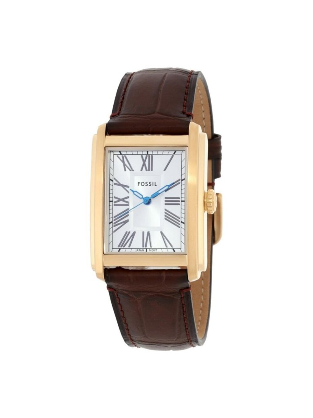 NWT Fossil Carraway Quartz Silver Dial Watch